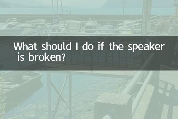 Que dois-je faire si le haut-parleur est cassé ?