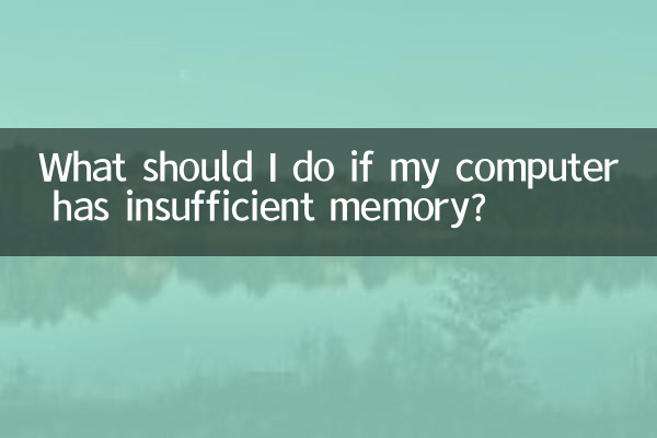 O que devo fazer se meu computador não tiver memória suficiente?