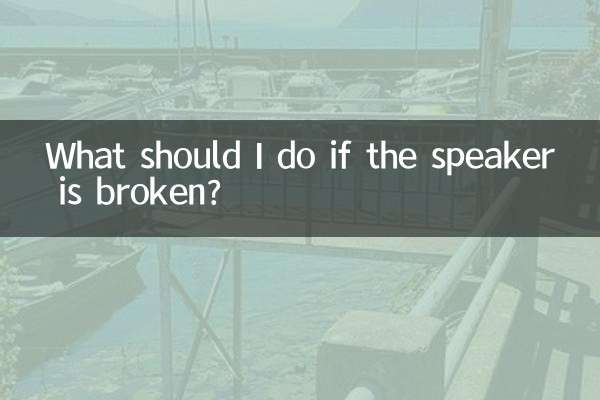 Que dois-je faire si le haut-parleur est cassé ?