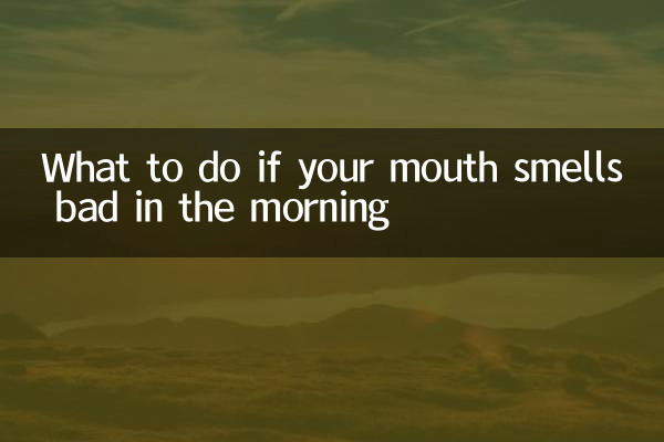 Was tun, wenn Ihr Mund morgens schlecht riecht?