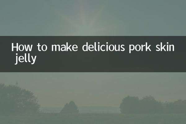 Как приготовить вкусный холодец из свиной кожицы