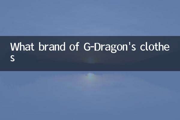 ما هي ماركة ملابس G-Dragon