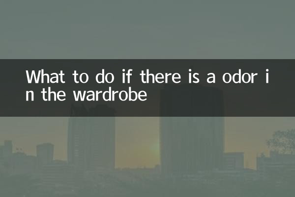 What to do if there is a odor in the wardrobe