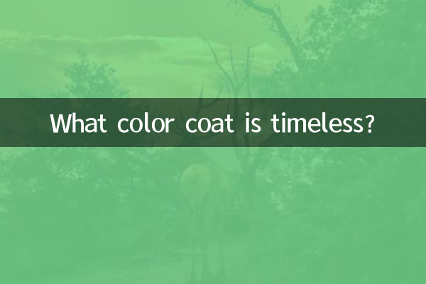 What color does the coat not go out of date