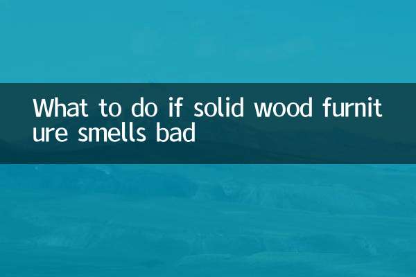 Qué hacer si los muebles de madera maciza huelen mal