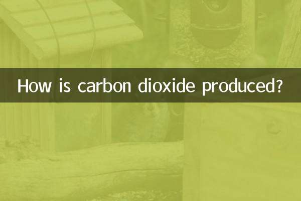 Como é produzido o dióxido de carbono?