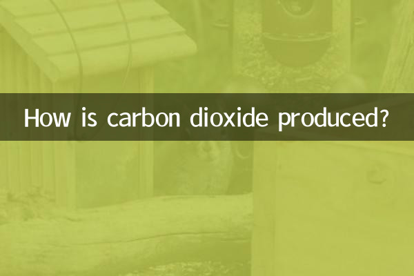 Como é produzido o dióxido de carbono?