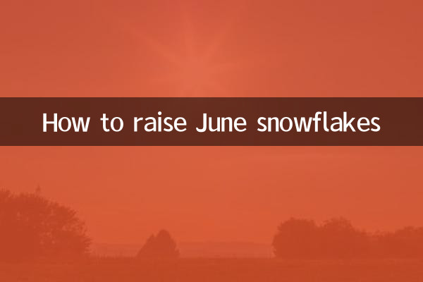 How to raise June snowflakes
