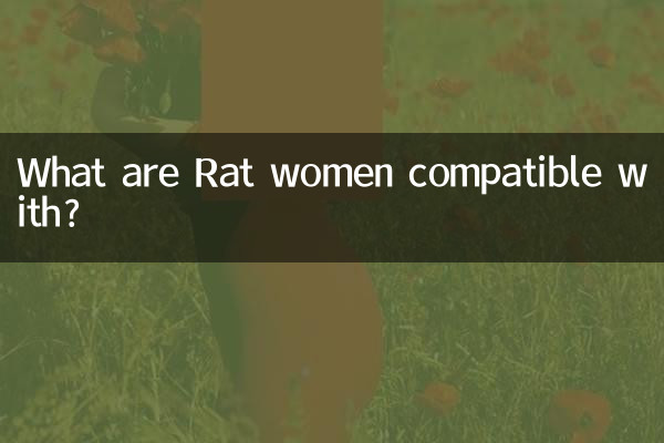 Con cosa sono compatibili le donne Ratto?