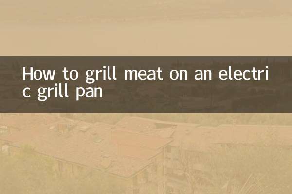 How to grill meat on an electric grill pan