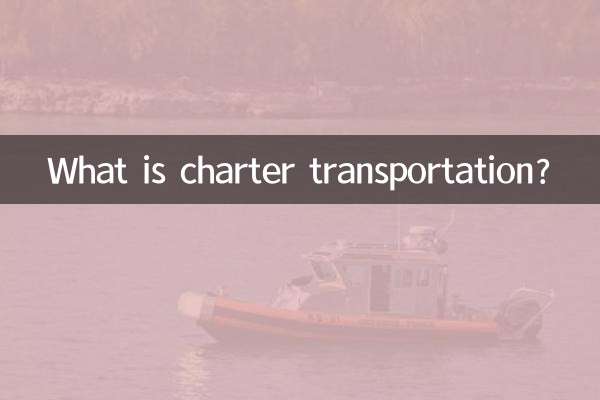 Cos'è il trasporto charter?