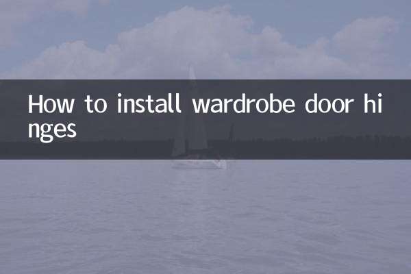 So installieren Sie Schranktürscharniere