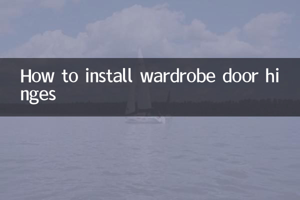 So installieren Sie Schranktürscharniere