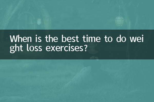 Qual è il momento migliore per fare esercizi dimagranti?