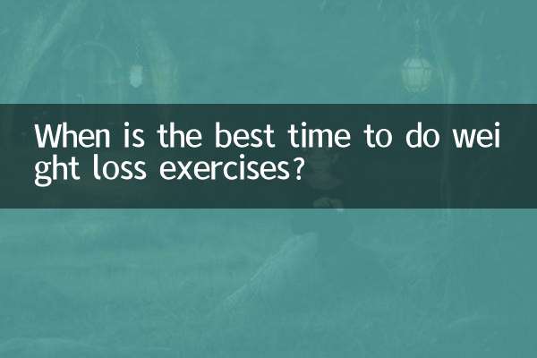 वजन घटाने वाले व्यायाम करने का सबसे अच्छा समय कब है?
