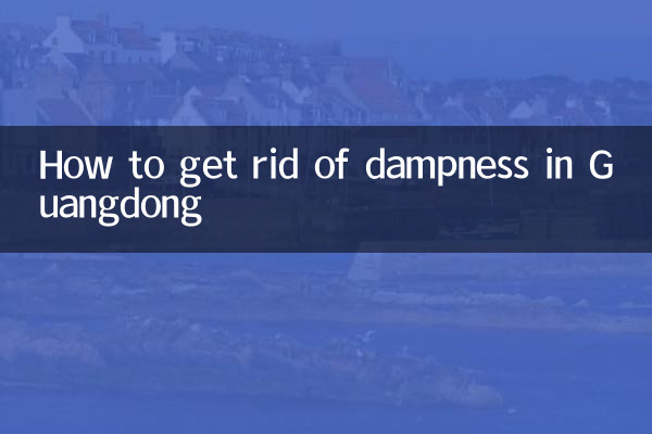 كيفية التخلص من الرطوبة في قوانغدونغ