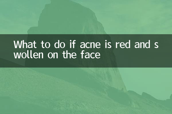 臉上痘痘紅腫怎麼辦