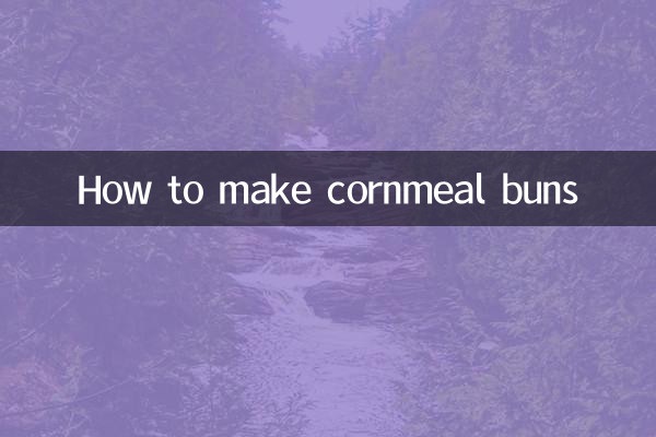 How to make cornmeal buns