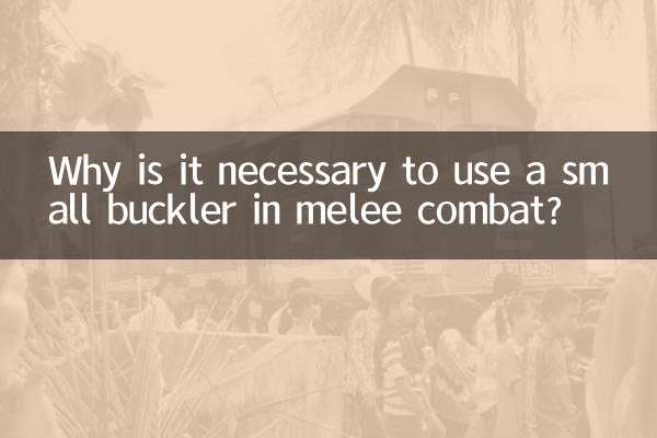 近戰為什麼要出小圓盾