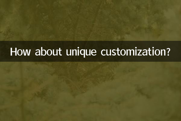 How about unique customization?