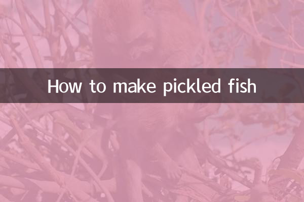 Wie man eingelegten Fisch macht