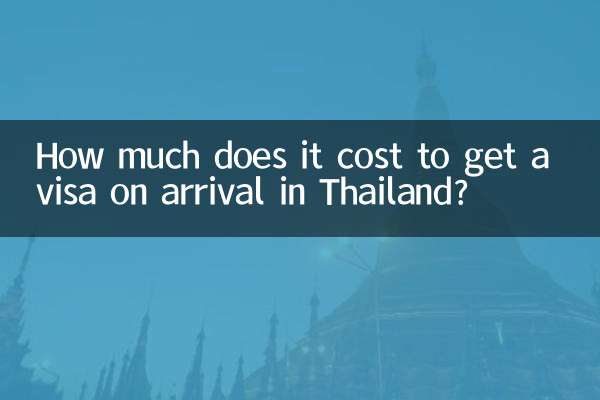 Quanto custa para obter um visto na chegada à Tailândia?