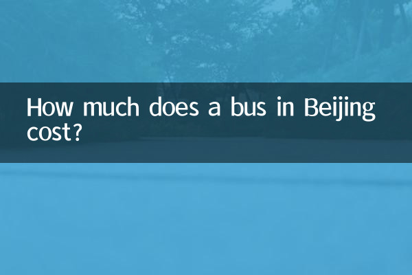 ¿Cuánto cuesta un autobús en Pekín?