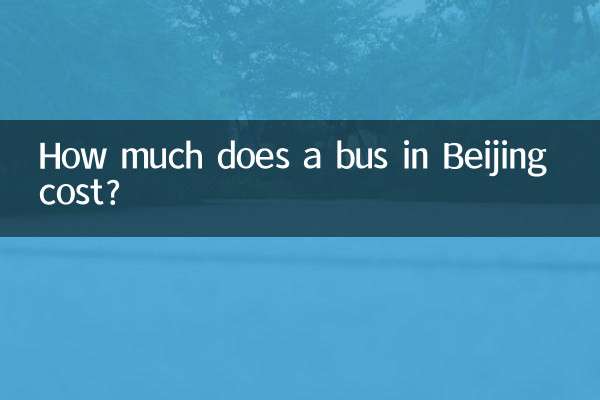 ¿Cuánto cuesta un autobús en Pekín?