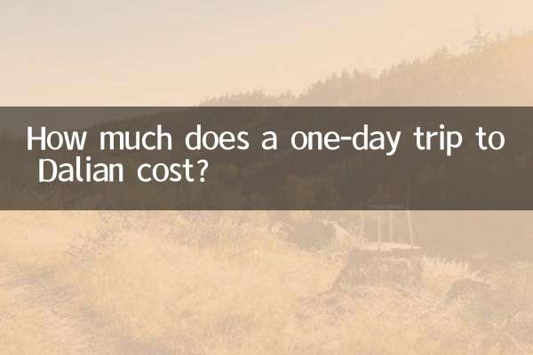다롄 하루 여행 비용은 얼마인가요?