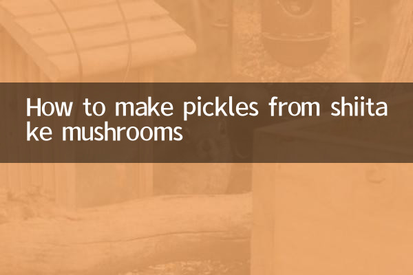 Cómo hacer encurtidos con hongos shiitake