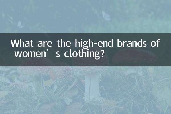 মহিলাদের পোশাকের হাই-এন্ড ব্র্যান্ডগুলি কী কী?