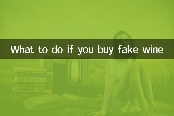 اگر آپ جعلی شراب خریدتے ہیں تو کیا کریں
