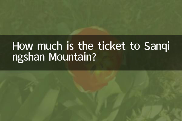 How much is the ticket to Sanqingshan Mountain?