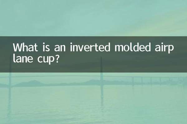 O que é um copo de avião moldado invertido?