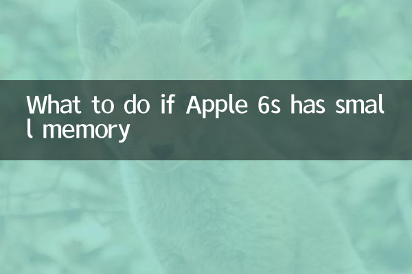 O que fazer se o Apple 6s tiver pouca memória