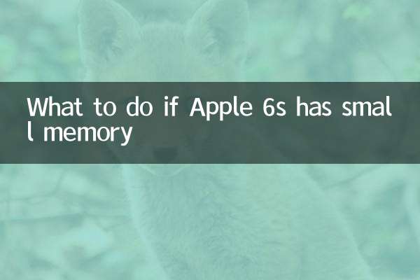 O que fazer se o Apple 6s tiver pouca memória