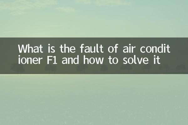 ایئر کنڈیشنر F1 کی غلطی کیا ہے اور اسے حل کرنے کا طریقہ