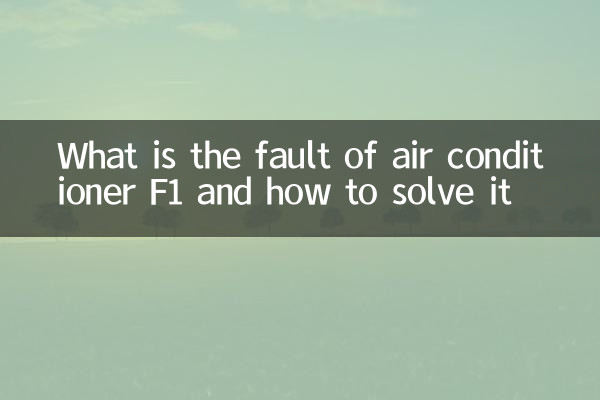ایئر کنڈیشنر F1 کی غلطی کیا ہے اور اسے حل کرنے کا طریقہ