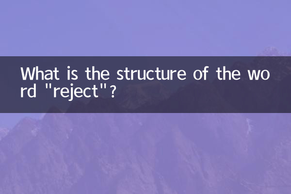 What is the structure of the word