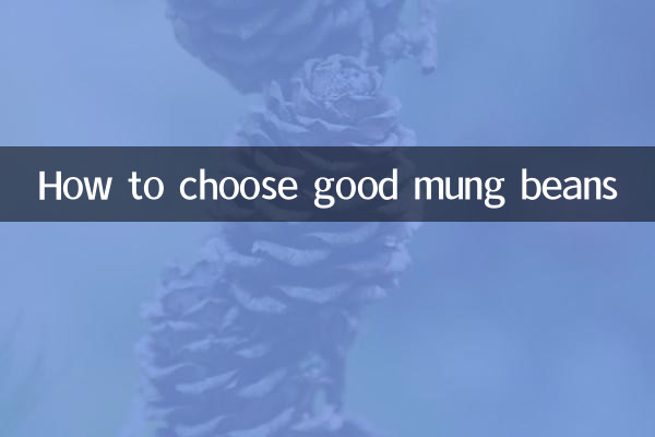 Cómo elegir buenos frijoles mungo