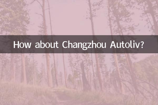 Wie wäre es mit Changzhou Autoliv?