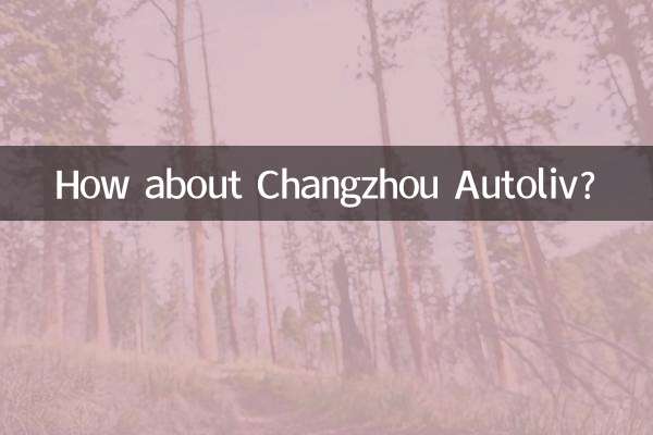 Wie wäre es mit Changzhou Autoliv?