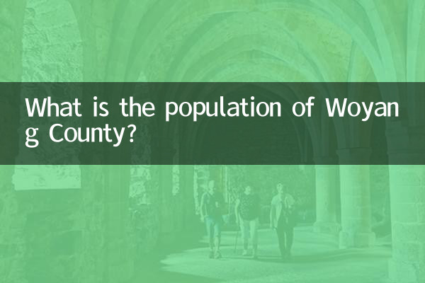 Qual é a população do condado de Woyang?