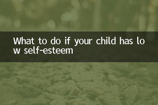 What to do if your child has low self-esteem