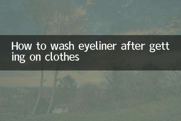 So waschen Sie den Eyeliner nach dem Anziehen