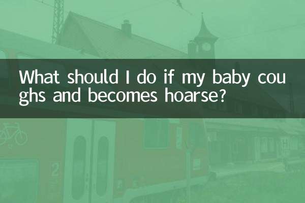 O que devo fazer se meu bebê tossir e ficar rouco?
