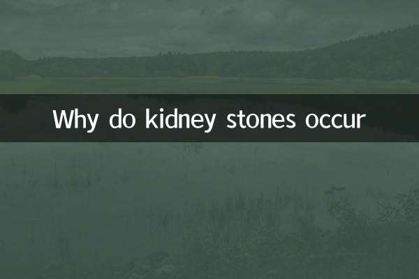 لماذا تتكون حصوات الكلى