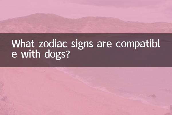 Quais signos do zodíaco são compatíveis com cães?