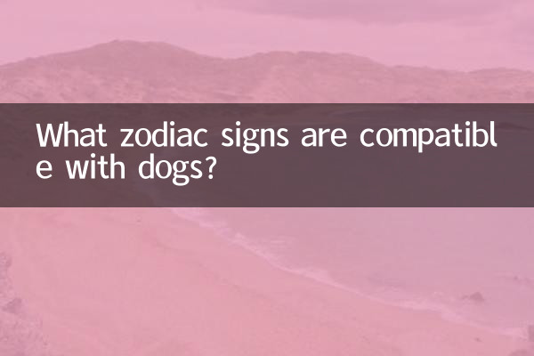 犬と相性が良い星座は何ですか？