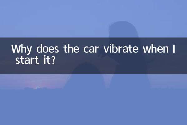 Perché l'auto vibra quando la accendo?